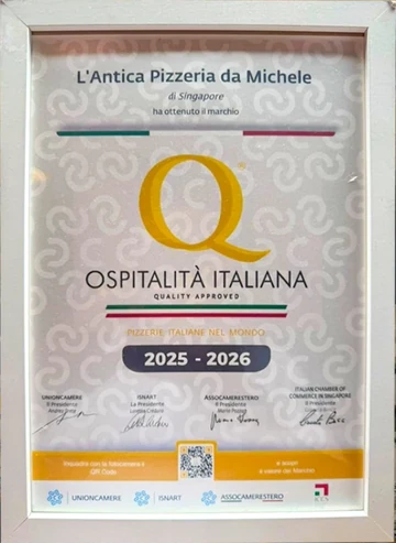 Ospitalità Italiana Quality Approved 2025–2026, Pizzerie italiane nel mondo